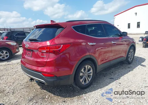 2015 Hyundai Santa Fe Sport 2.4L z USA, uszkodzony, nr VIN 5XYZU3LB8FG297581